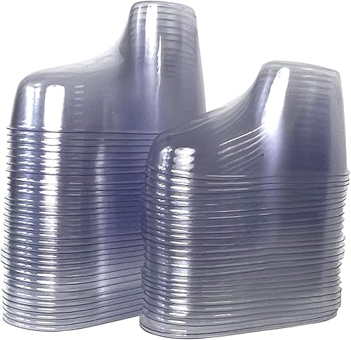 Miniatura 8 de Exhibición de zapatos de bebé, botines de bebé, exhibición de calcetines de bebé, 90 unidades de 8, 9, 3.9 in, de plástico transparente, para pies