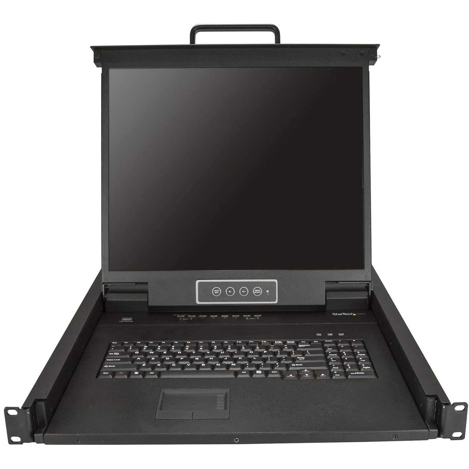 StarTech.com 8 Port Rackmount KVM Console w/ 6ft Cables - Integrated KVM Switch w/ 19" LCD Monitor - Fully Featured 1U LCD KVM Drawer- OSD KVM - Durable 50,000 MTBF - USB + VGA Support (RKCONS1908K)