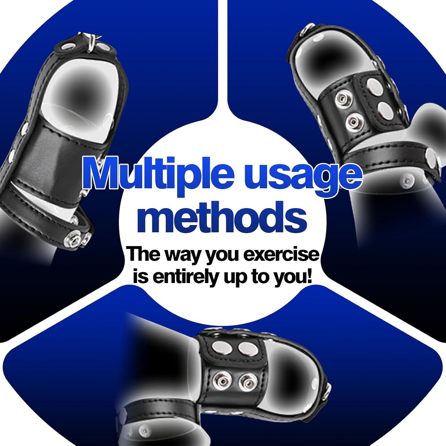 Adjustable Leather Cock Ring Testicle Toys Male Chastity Strap BDSM Toys | Adjustable leather chastity cock cage. Provides a secure fit for testicle restraint BDSM CBT. Easy to put on and take off.