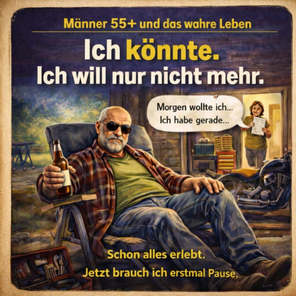 Ich könnte. Ich will nur nicht mehr.: Männer 55+ und das wahre Leben