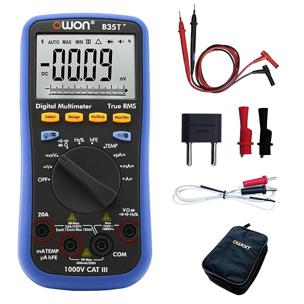 OWON B35T+ Bluetooth Multimeter mit Temperaturmessung und Datenlogger
