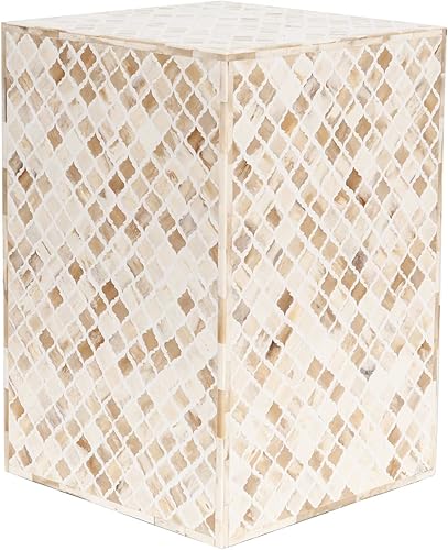 East at Main Mesa auxiliar de mosaico 123 pulgadas de ancho x 18 pulgadas de alto con incrustaciones de hueso decoración del hogar para sala de