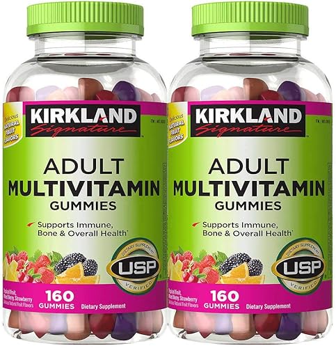 Complemento multivitamínico gominolas masticables 320unidades 2paquetes de Kirkland Signature disponible en Yaxa Colombia