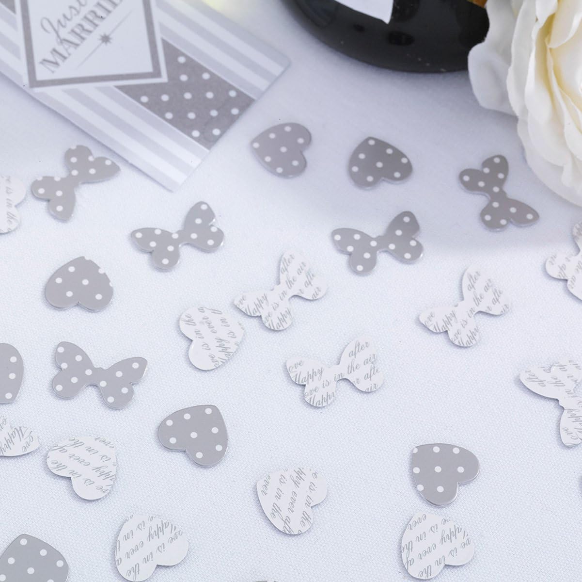 GTR Single Pack Of Chic Boutique Confetti White & Silver X597833
