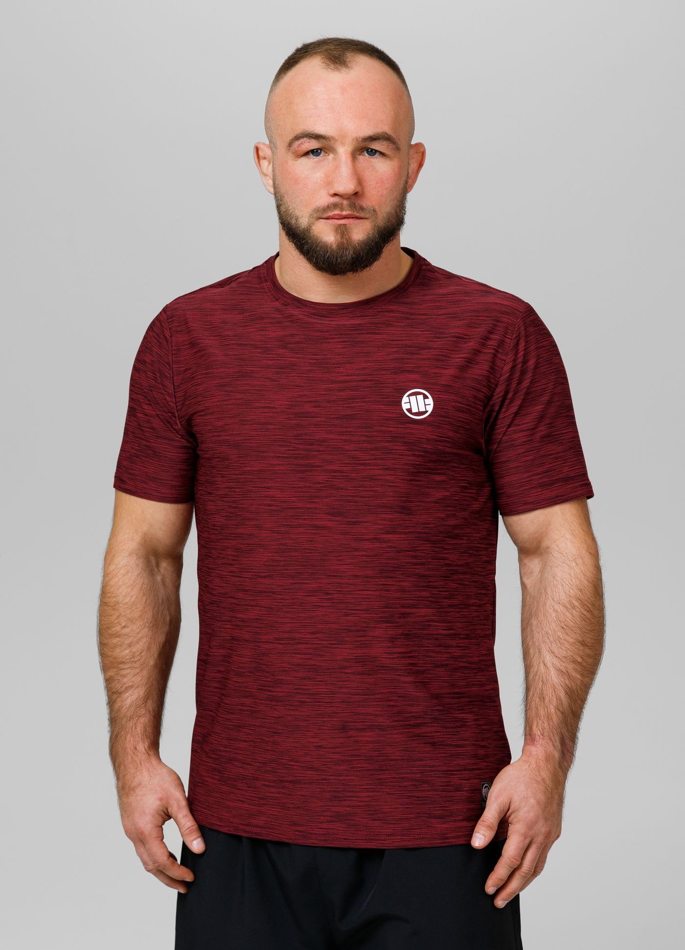 PITBULL Camiseta deportiva para hombre, corte holgado, tejido transpirable de 190 g/m², secado rápido, elástico e ideal para entrenamiento, ocio