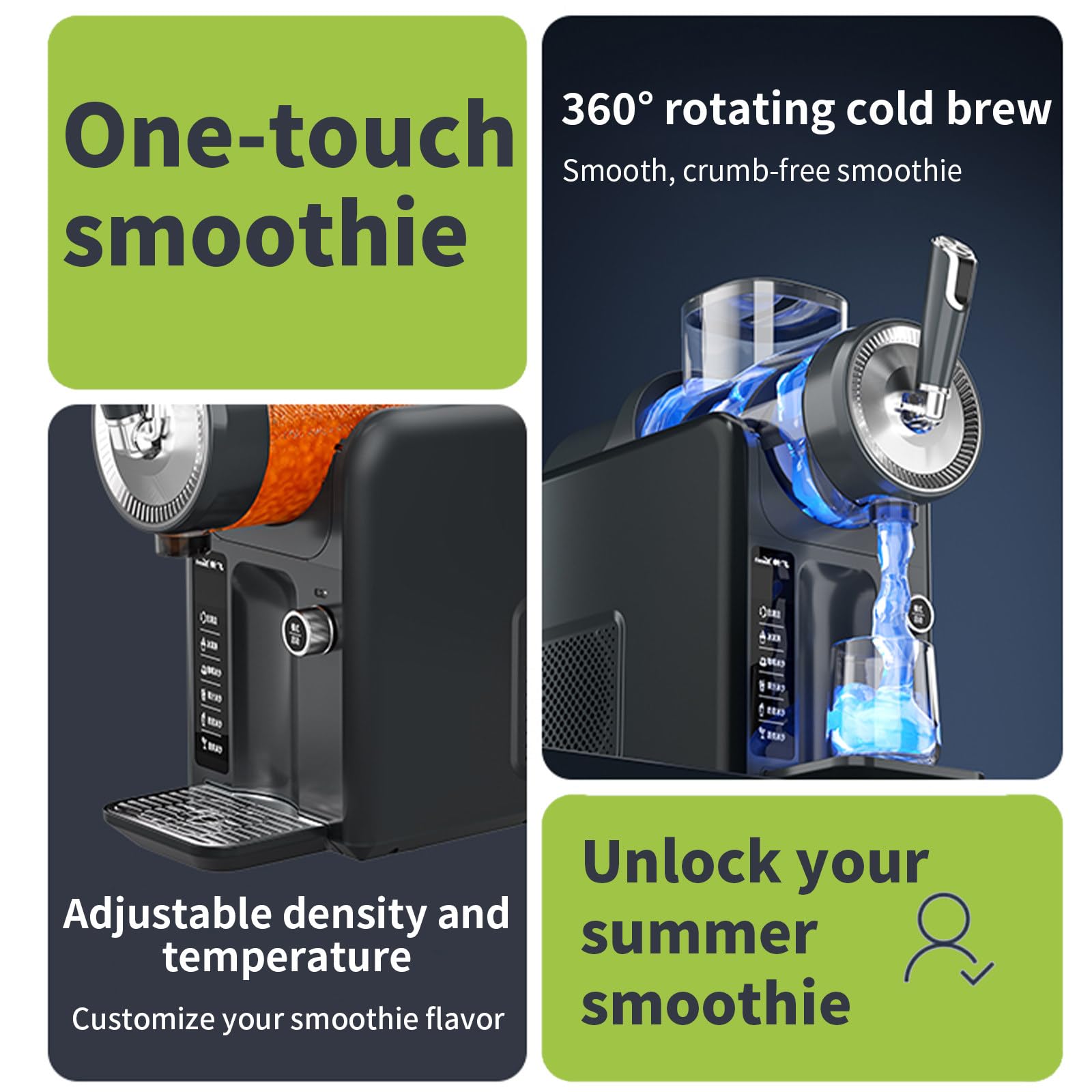 RELEXNOW Slushie Machine No Ice Needed, 88 oz Slushy Machine for Home, Professional 6 in 1 Frozen Drink Maker with Self-Cleaning for Margaritas, Frappés, Milkshake and More RELEXNOW Slushie Machine No Ice Needed, 88 oz Slushy Machine for Home, Professional 6 in 1 Frozen Drink Maker with Self-Cleaning for Margaritas, Frappés, Milkshake and More