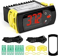 Vista 1 de Sustitución para Controlador de Temperatura Carel PJEZS0H100, para Refrigeradores/Congeladores de 115V 50/60hz, Termostato Digital Programable