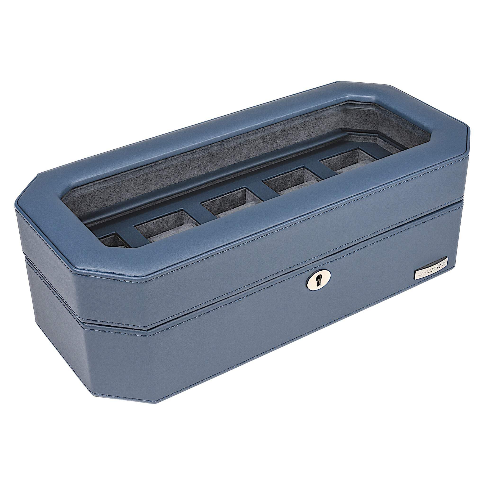Windrose boîte à bijoux Tempora Watch Box Blue bleu marine