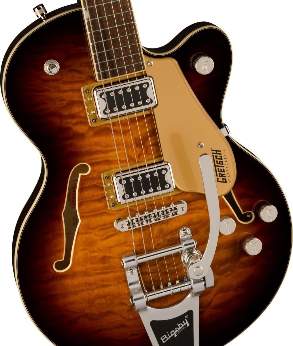 Gretsch G5655T-QM Electromatic Center Block Jr. Quilt Semi-hollowbody Electric Guitar - Sweet Tea