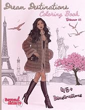 Dream Destinations Coloring Book: A chic journey through the world's most beautiful places.