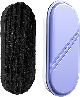 Magnetic Detachable Dry Erase Eraser, Glass Board Erasers, 1 Pack, Whiteboard Eraser for Dry Erase Board, Glass Board, Calendar Board, Office and School Supplies (Purple)
