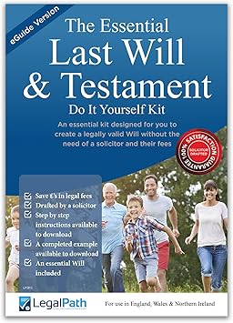 Essential Will Kit with eGuide - Last Will and Testament (Do It ...