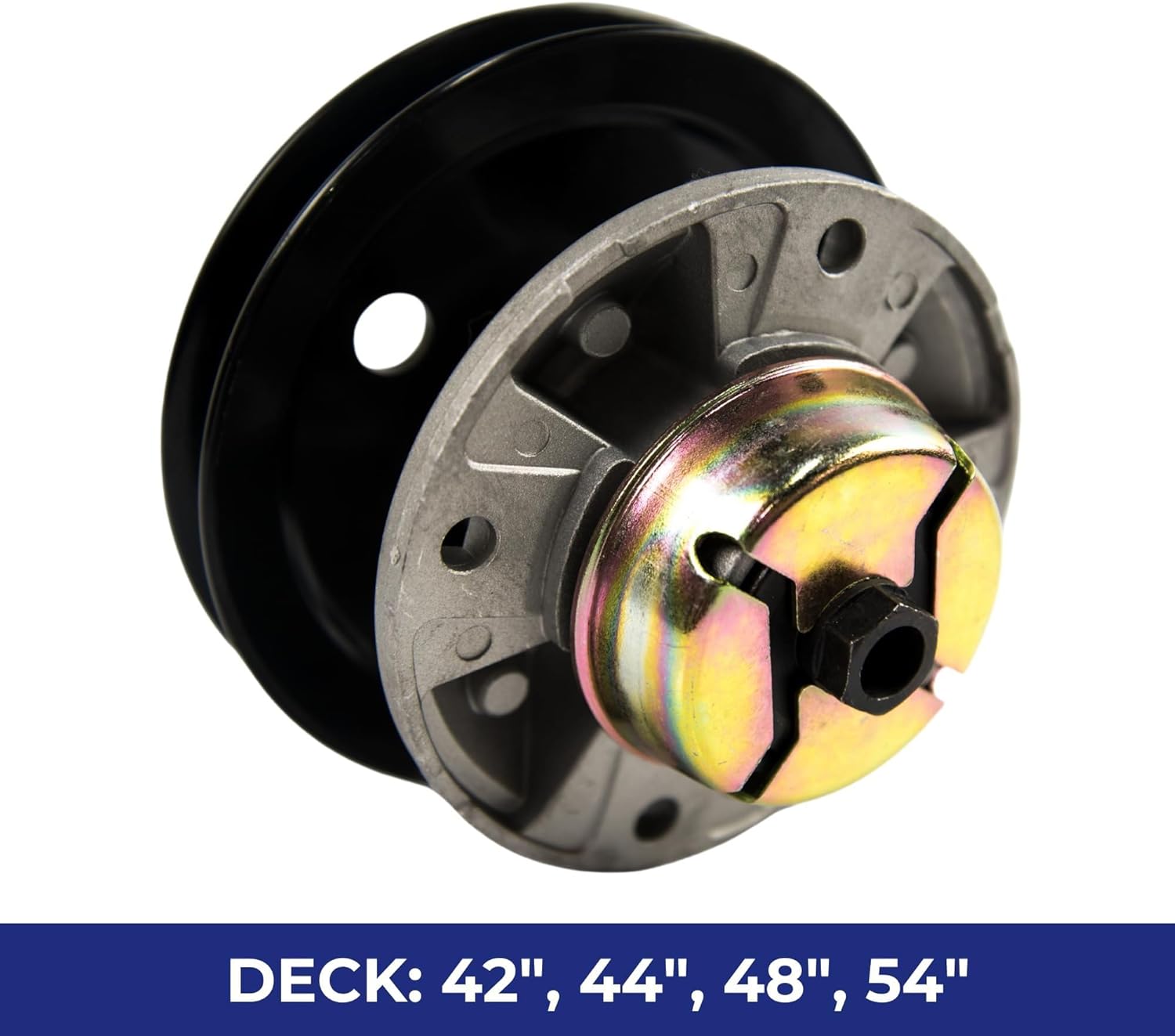 Jeremywell Spindle Assembly Replaces John Deere AM121342, AM121229 48" 54" Decks with Pulley