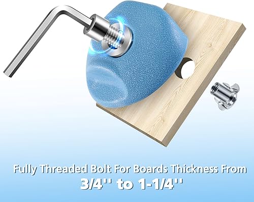 Miniatura 7 de TOPNEW 32 soportes para escalada en roca de varios tamaños para niños, pared de roca para adultos, agarres de pared de roca para escalada de pared