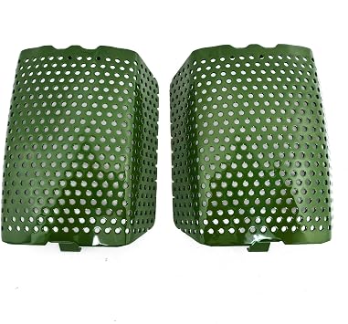 Motorcycle 1 Pair Front Caliper Brake Screen Inserted Covers Caliper Guards Caliper Brake Shield for Harley Touring, Road King, Electra Street Glide FLHT, FLHX & V-Road Models Green