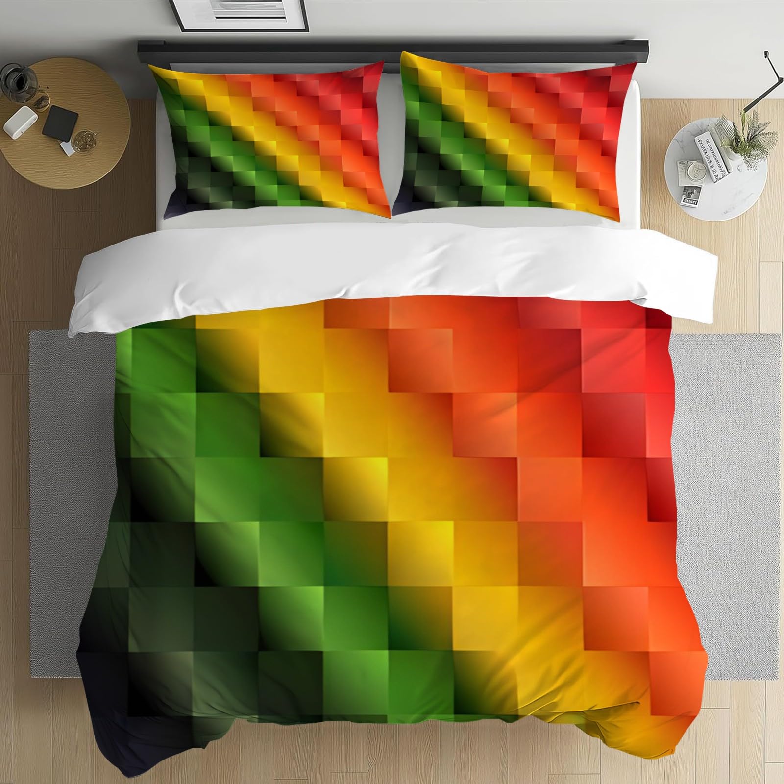 Housse de couette 200x200 facile à laver pour fille et garçon