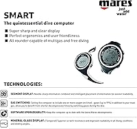 Vista 2 de Mares computadora de buceo de pulsera