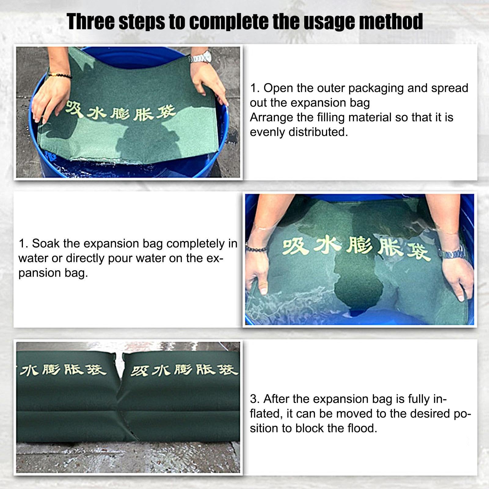 Bolsas de de Agua, barreras de prevención de inundaciones, Bolsas de Reutilizables sin, Bolsas de Presa absorbentes, Bolsas de de Control de inundaciones, Bolsas de