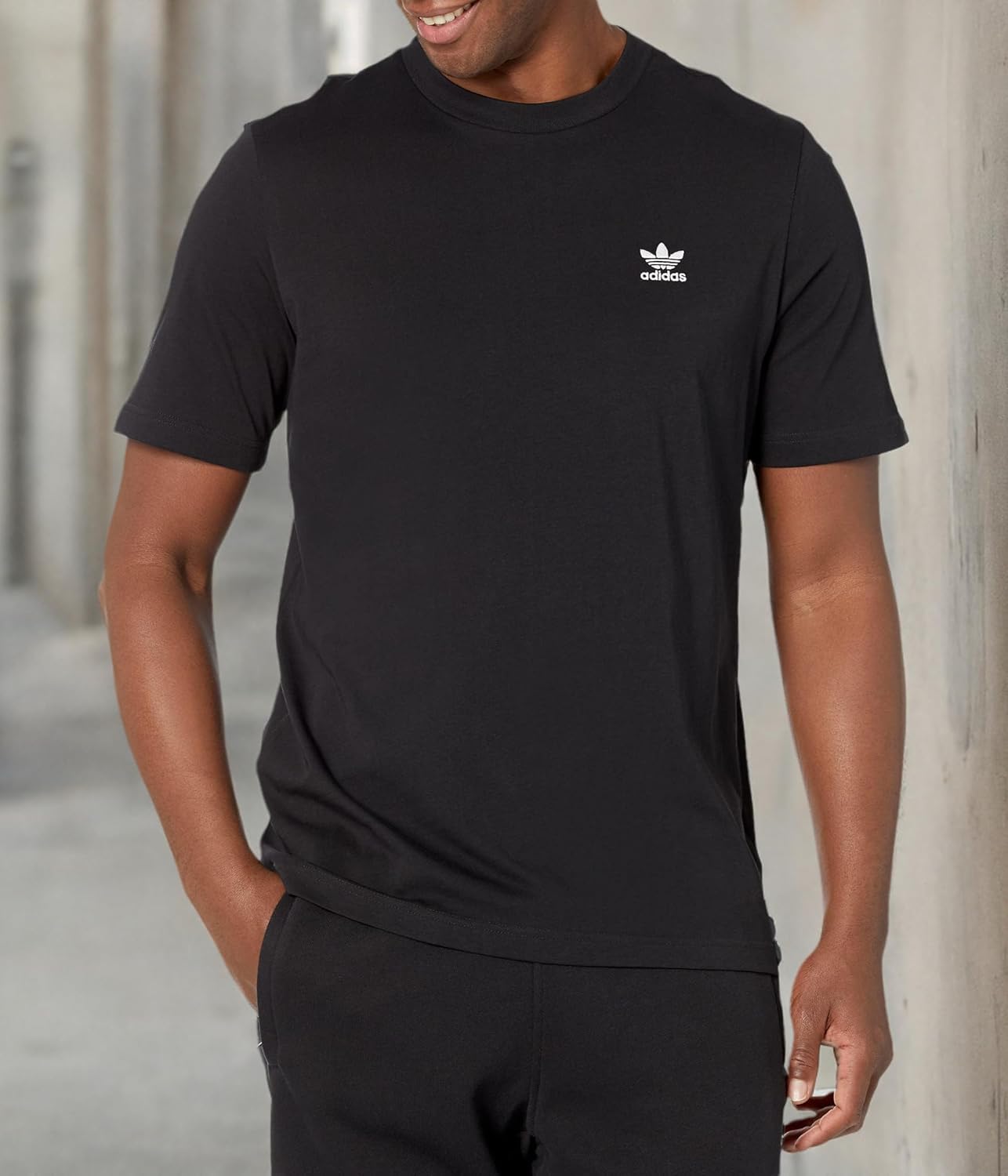adidas Originals Mens Trefoil Essentials T-Shirt - Image 3