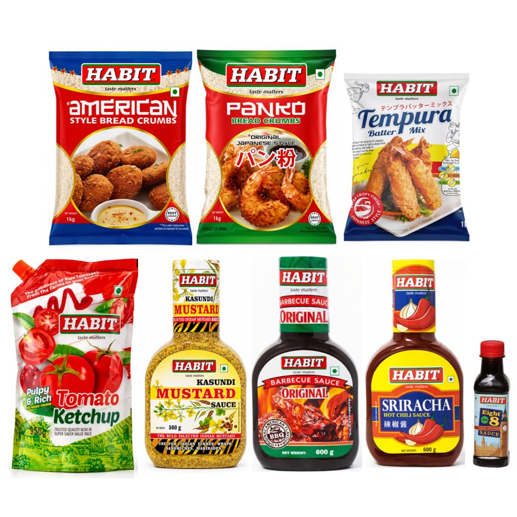 HABIT Panko Style Bread Crumbs - 1Kg X Pack of 2 | Japanese-Style Coating for Deep-Fried Foods | Light & Crunchy | Ideal for Baked Pasta, Casseroles & More 4