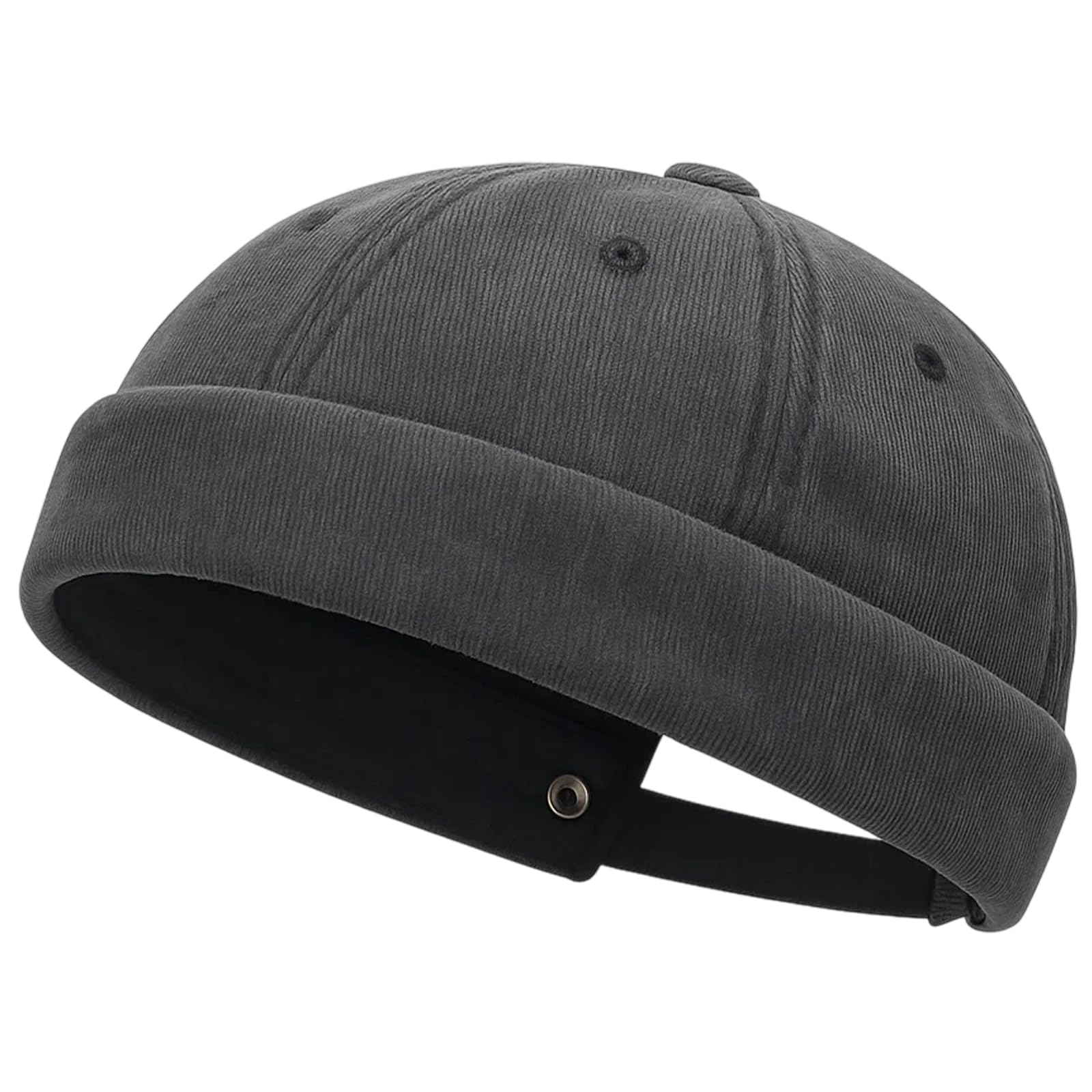 JazRvr 1x Cap Ohne Schirm Dockermütze Herren Seemannsmütze Verstellbare Docker Cap Für Outdoor Freizeit Und Modische Eve