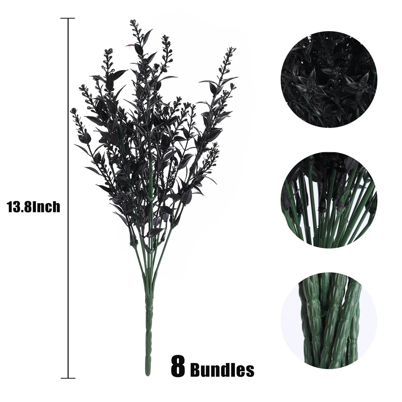 RECUTMS Artificial Flowers Outdoor Fake Plants Artificial Fake Flowers - Image 2