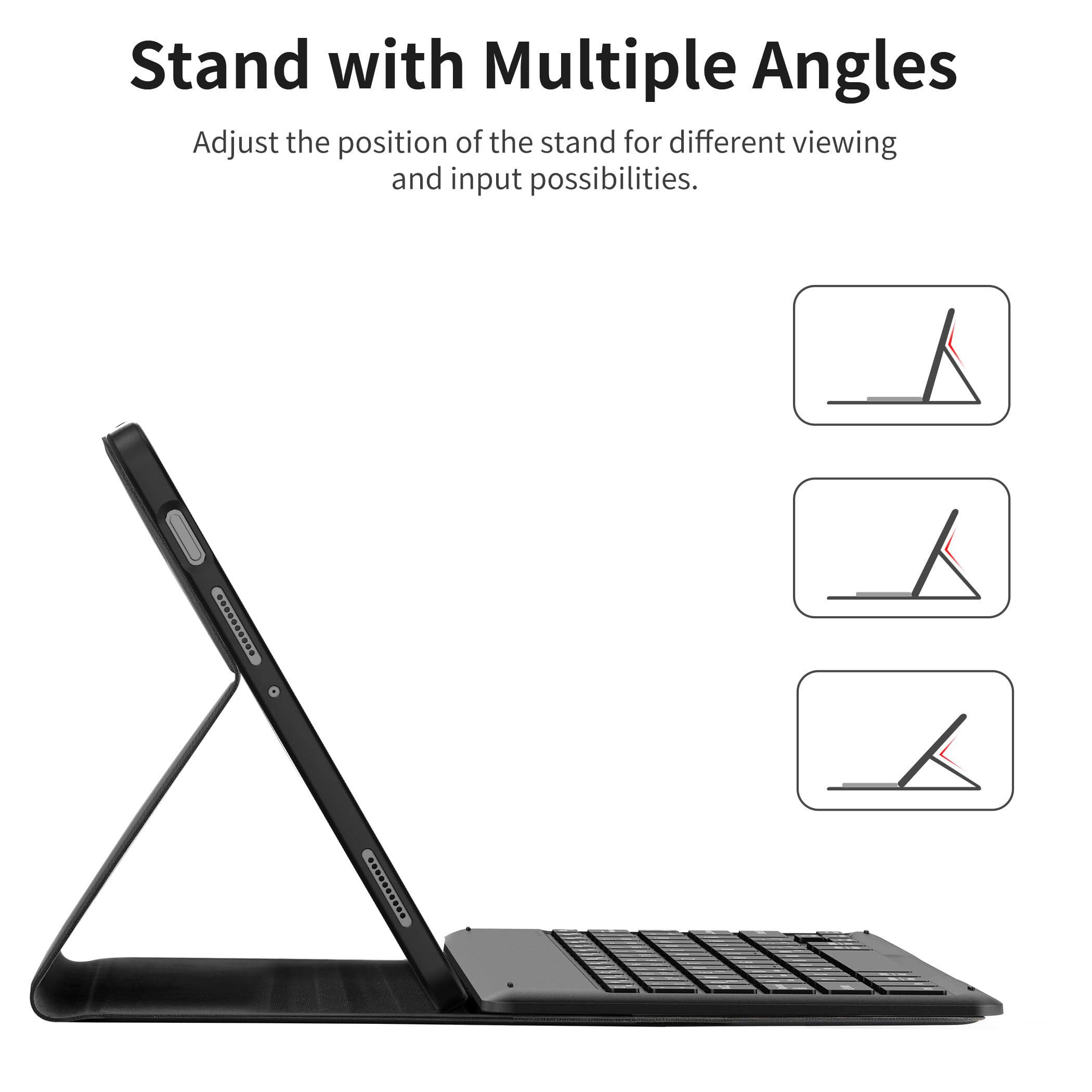 Hofsos Hülle mit Tastatur für Xiaomi Pad 7/7 Pro 11.2 Zoll 2025, Deutsches Tastatur für Xiaomi Pad 7 Pro 11.2 - Schutzhülle mit Pen Halter Wireless für Xiaomi Tablet 7