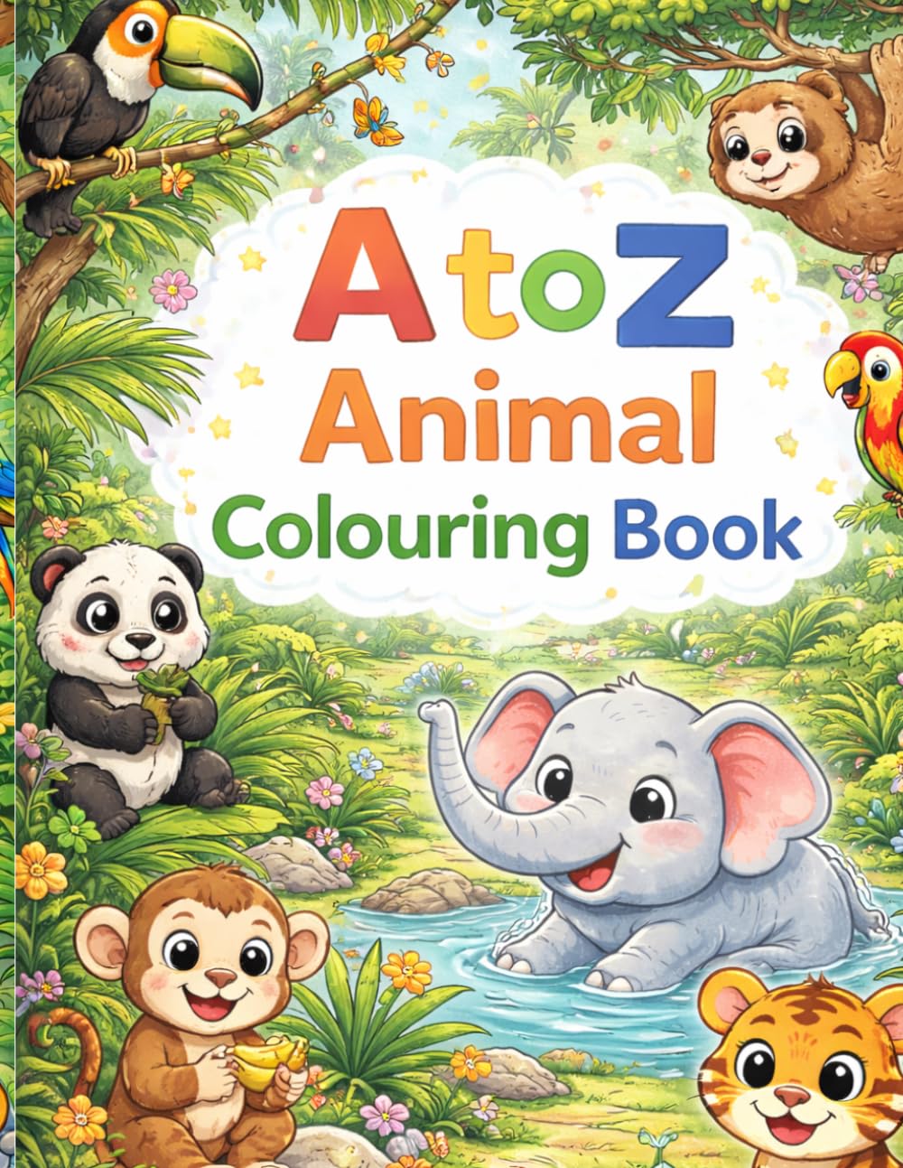 A to Z Animal Colouring Book