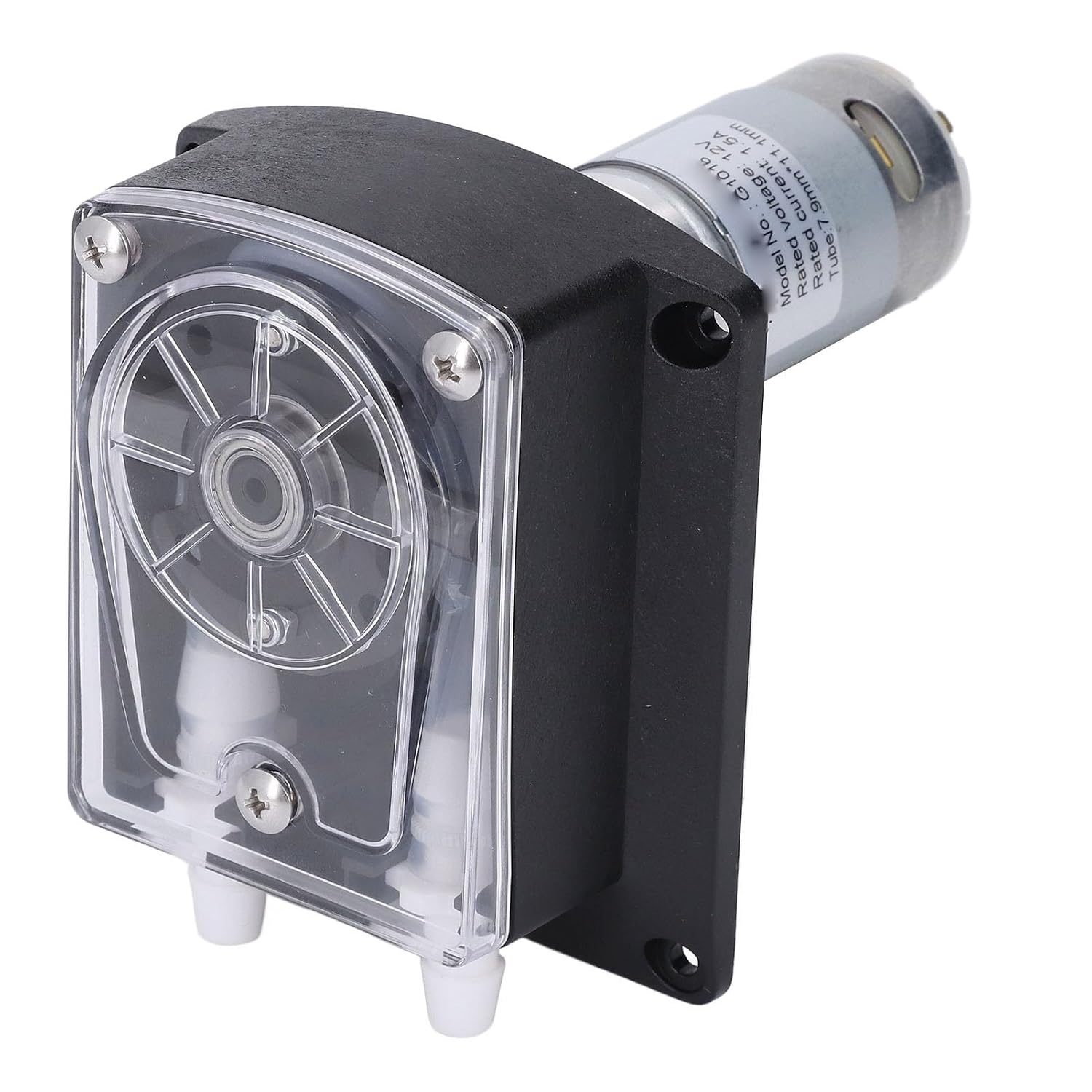 Hilitand DC12V Peristaltic Pump, High Liquid Pump with Food Grade Silicone Tubing for Washing Machines