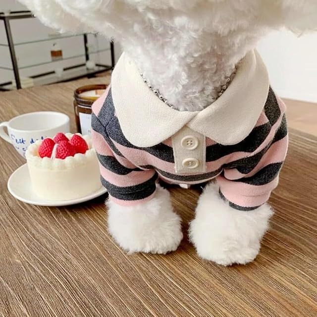 XIANGKANXUE Camiseta Polo de Verano para Perros, Ropa para Cachorros