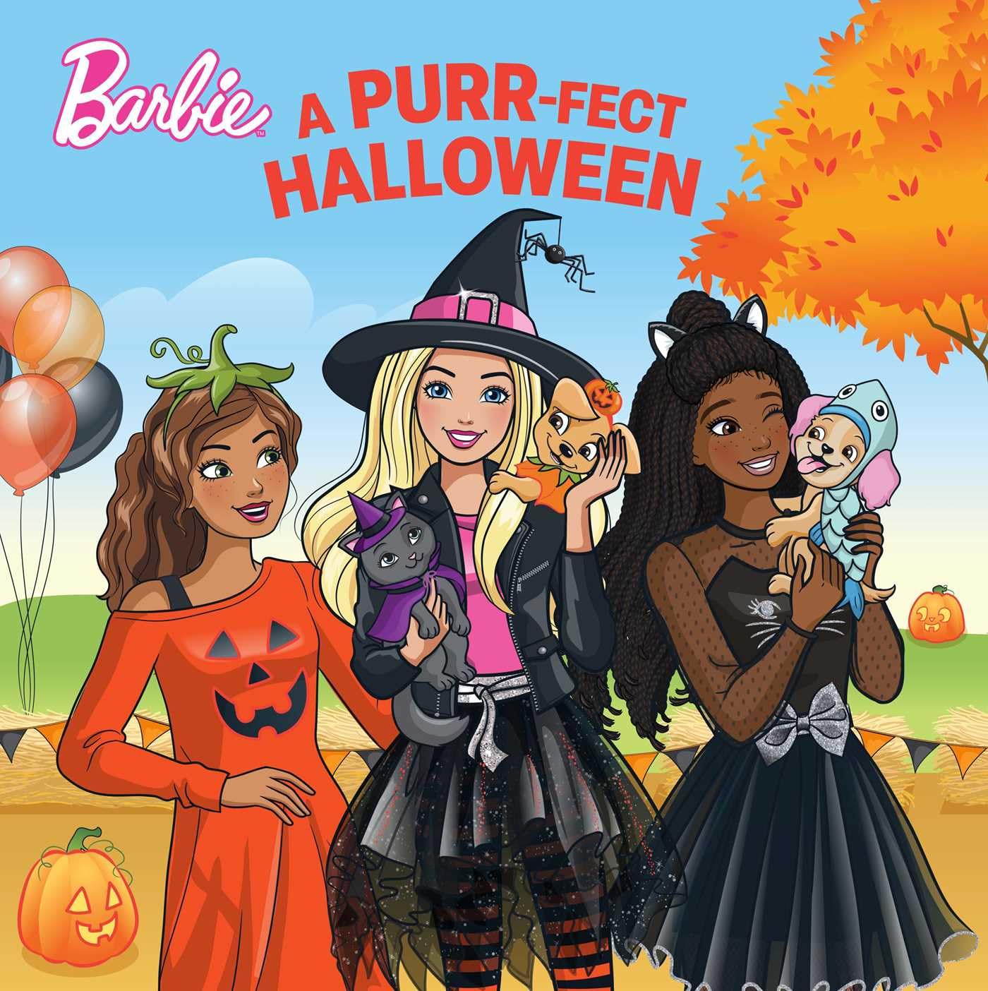Barbie: A Purr-fect Halloween!      Hardcover – Picture Book, July 1, 2025