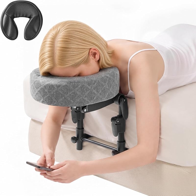 Apoio de Cabeça para Massagem em Cama Ambrecolr com Suporte Facial e Almofada