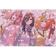 The Quintessential Quintuplets Anime Girl Sweet Anime 4 Canvas Poster Bedroom Decor Office Room Decor Gift, Wall Art Decor Printing Paintings Living Room Bar Modern Decorative Poster 12x18inch30x45cm