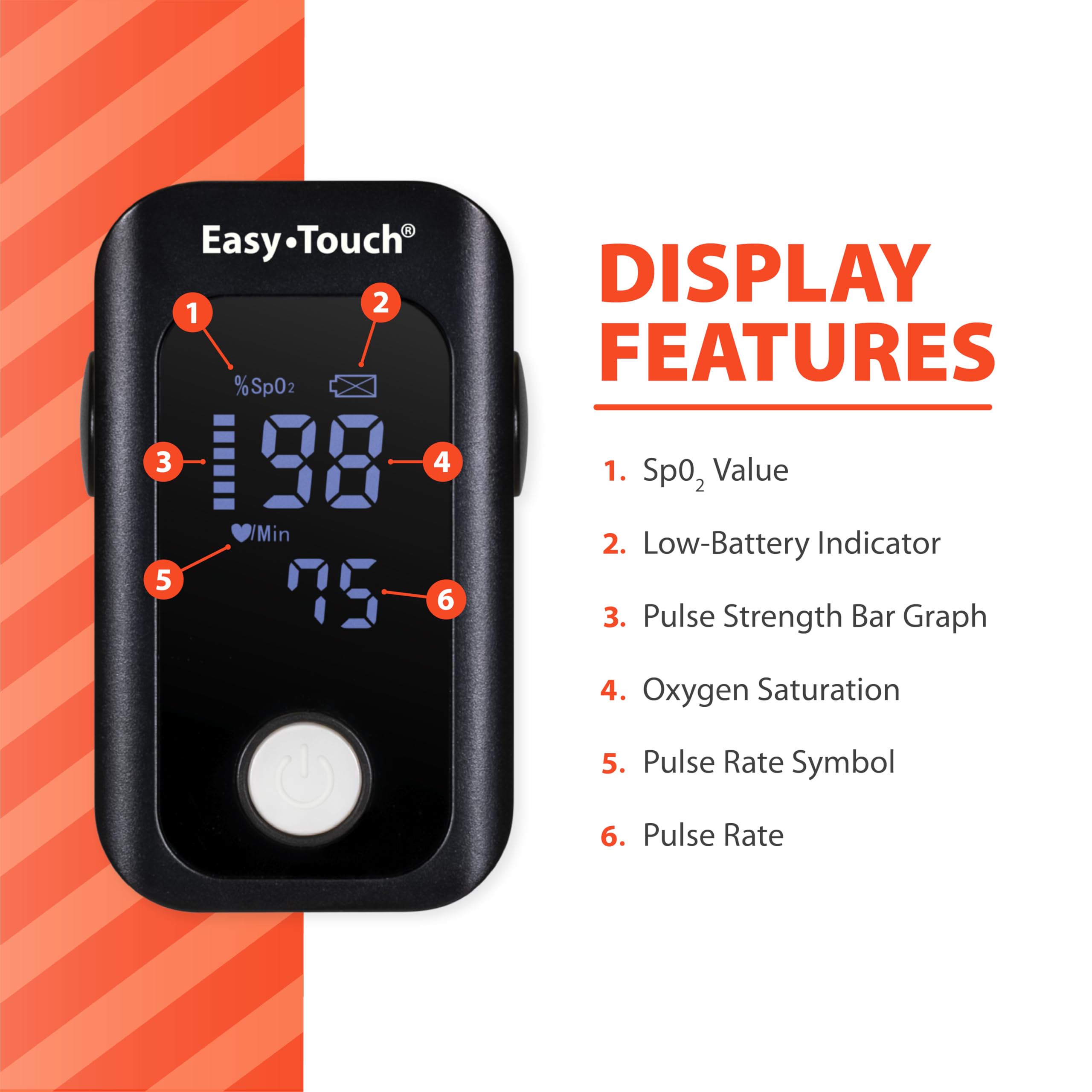 EasyTouch Pulse Oximeter - Monitor Your Health On-the-Go -5 EasyTouch Pulse Oximeter - Monitor Your Health On-the-Go -5