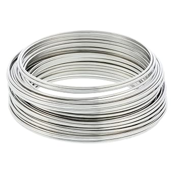 16Ga 1.4mm 16FT 304 Stainless Steel Wire for DIY Arts & Crafts, Jewelry Making, Bonsai Training, Garden