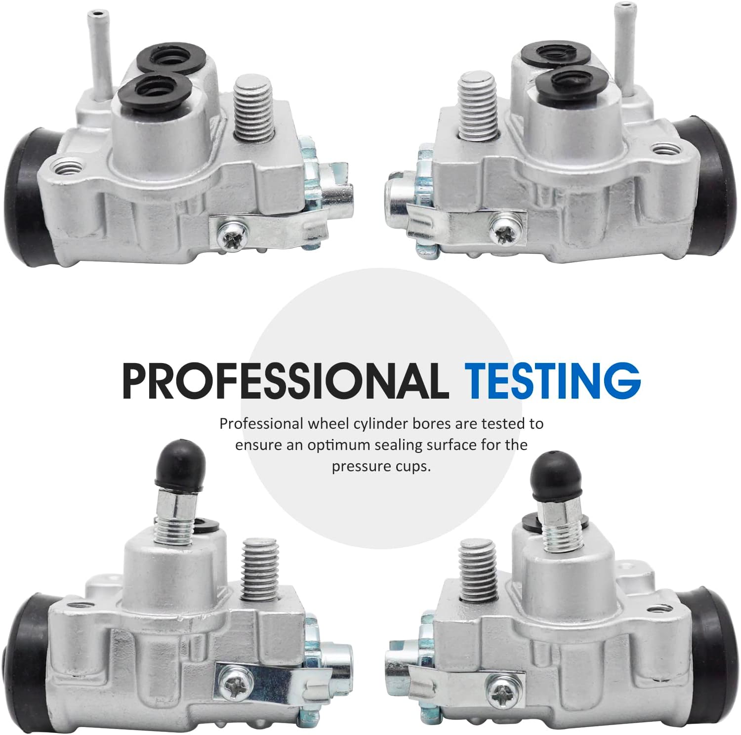 Front Brake Wheel Cylinders for Honda Rubicon 500 Rincon 650 TRX500 TRX650 (Left&Right All 4 Kit),OEM# 45310-HN2-006 45330-HN2-006 45370-HN0-A01 45350-HN0-A01