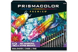 Prismacolor Premier Dual-Ended Art Markers - Hyper Bright Colors (12 pk.)