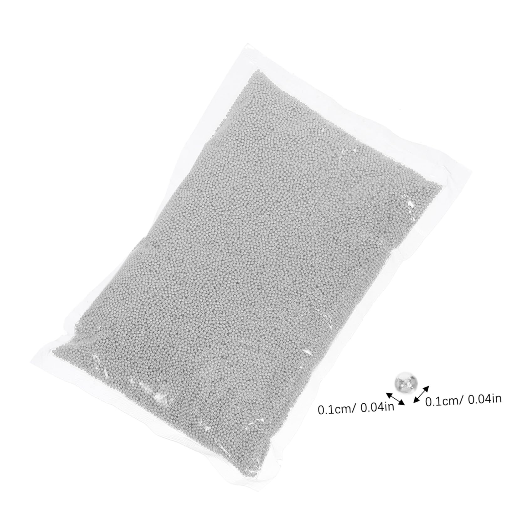 Healvian Perline Metalliche Per Nail Art Ciondoli Rotondi Per Decorazioni Unghie Accessori Per Unghie Fai Da Te Gioielli Per Nail Art e Artigianato
