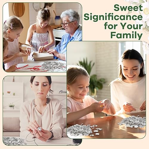 Miniatura 4 de Batiyeer 200 dijes mixtos de plata tibetana para hacer joyas, joyería suave y tibetana de metal plateado para hacer accesorios, collares, joyas,