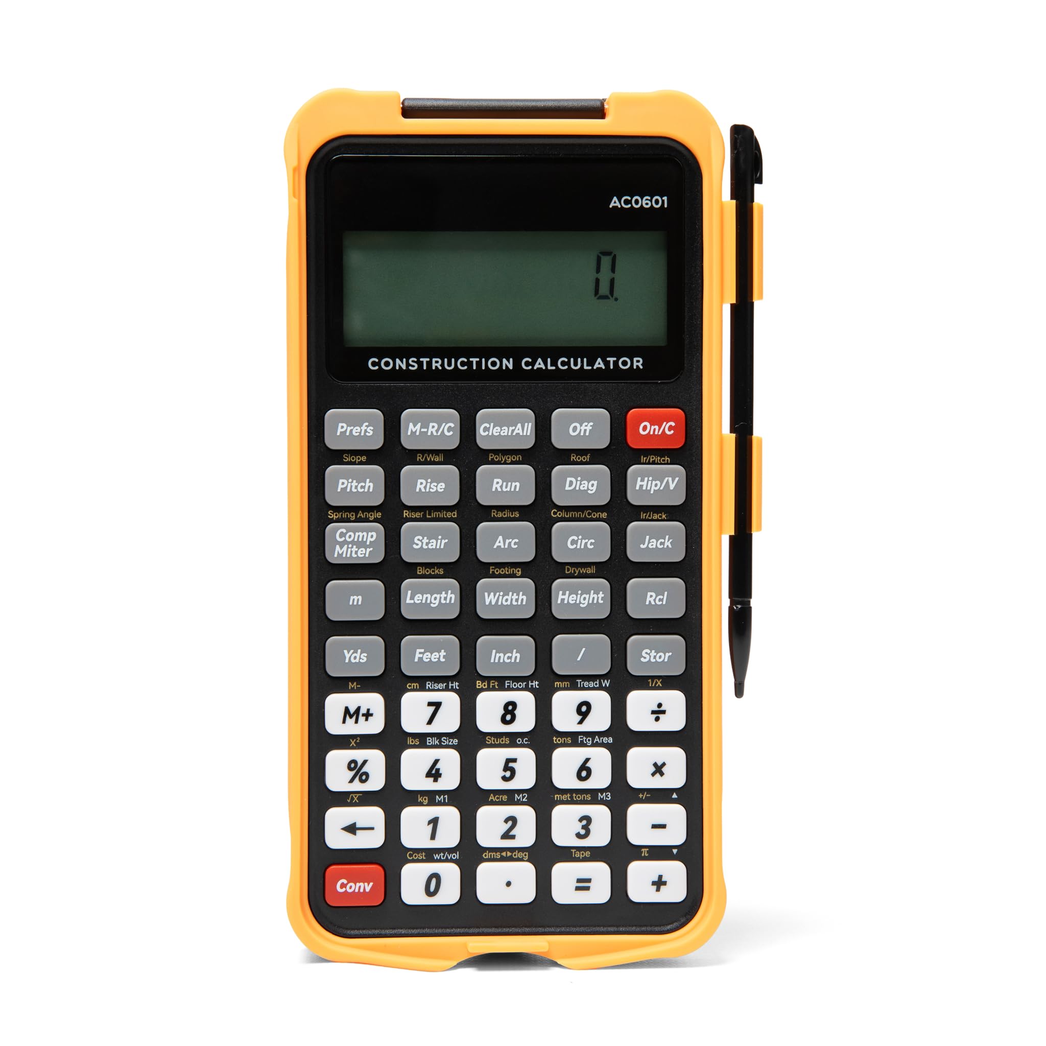 Willamette Products Construction Calculator with Writing Tablet