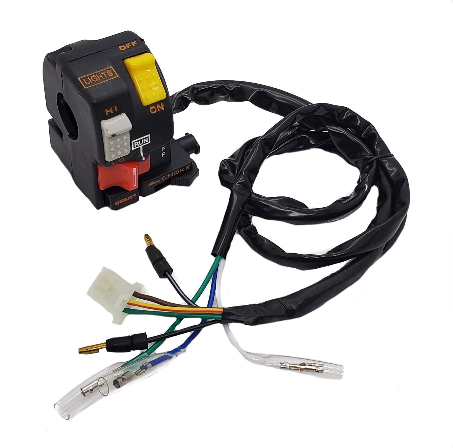 Zoom Zoom Parts Switch Assembly for 1988-1995 Honda TRX300 300fw Fourtrax 4x4 L/H Start/Stop Light Free FedEx 2 Day
