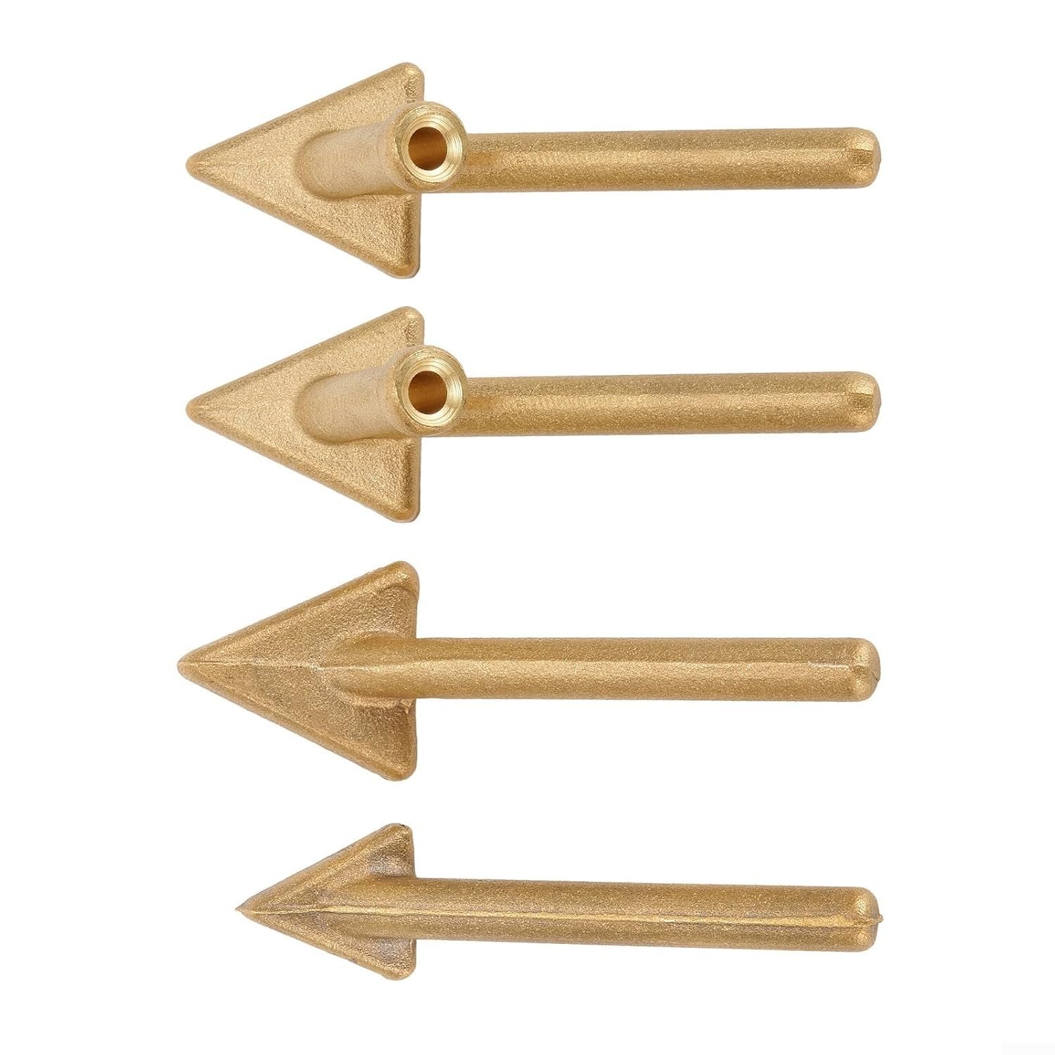 4PCS Replacement Tips for 80W Plastic Welding Iron for TPO/TEO/PP Auto Bumper Tools Steel Heating Element Gold
