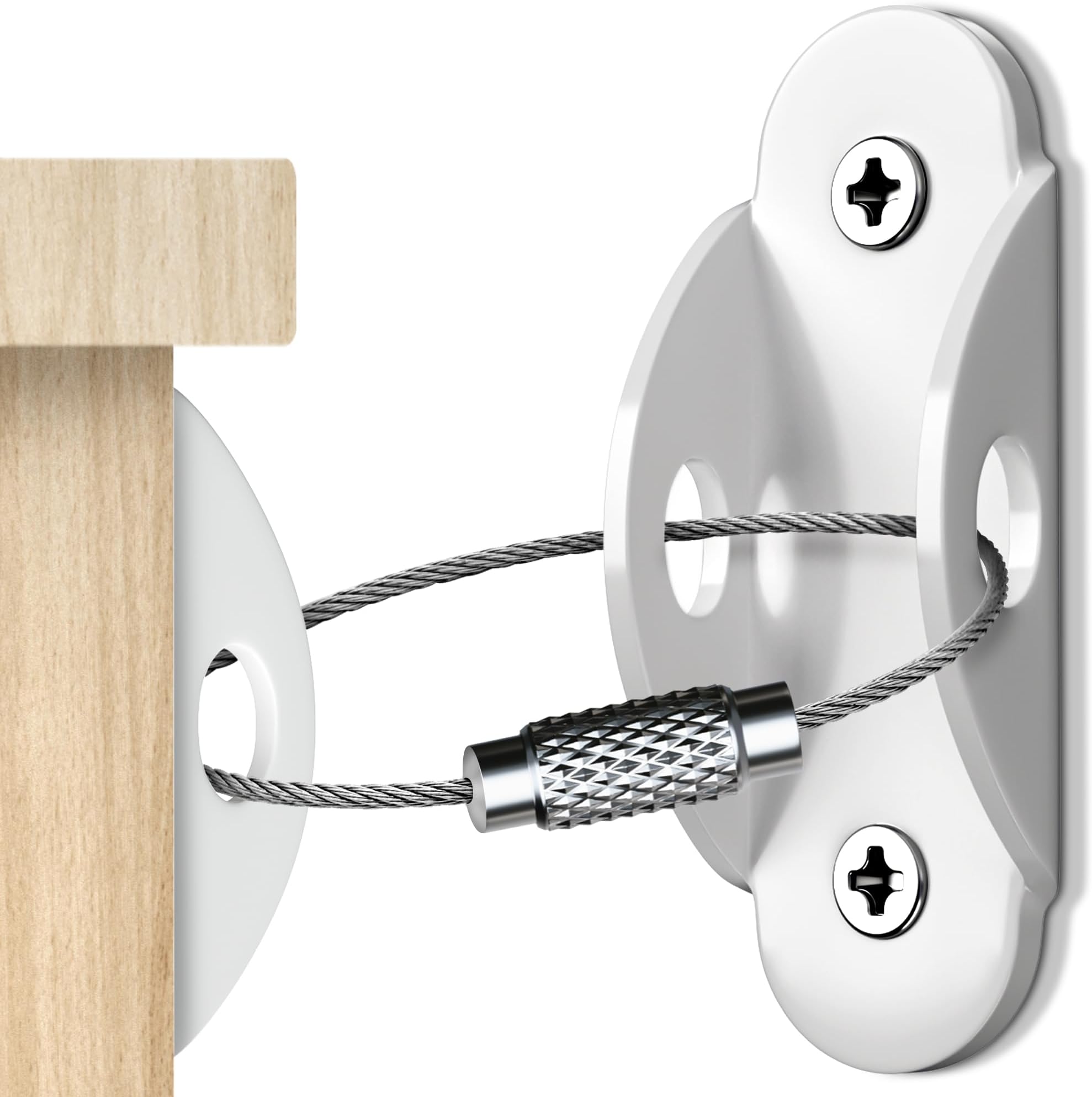 15.72 Inches Furniture Anchors Kit, 10 Pcs NoDrill TV