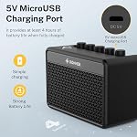 Donner 5W Electric Guitar Amp Mini Guitar Amplifier For Desktop Practice with a retro British tone DA-10