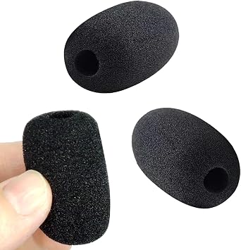 3 Pack Pop Filter Replacement for Astro A30 A40 A50 A40TR Gaming Headset, Foam Windscreen Mic Cover