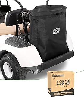 10L0L Golf Cart Cargo Bag for 2 Passenger Golf Carts, Storage Grocery Shopping Bag for EZGO TXT/RXV, Club Car DS/Precedent, Yamaha Golf Cart