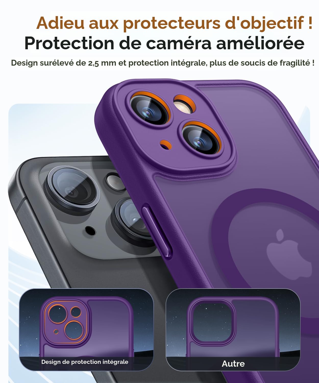 DMDMBATH Coque Pour Samsung Galaxy S23 FE Avec Protecteur D'écran, Coque De Téléphone Samsung