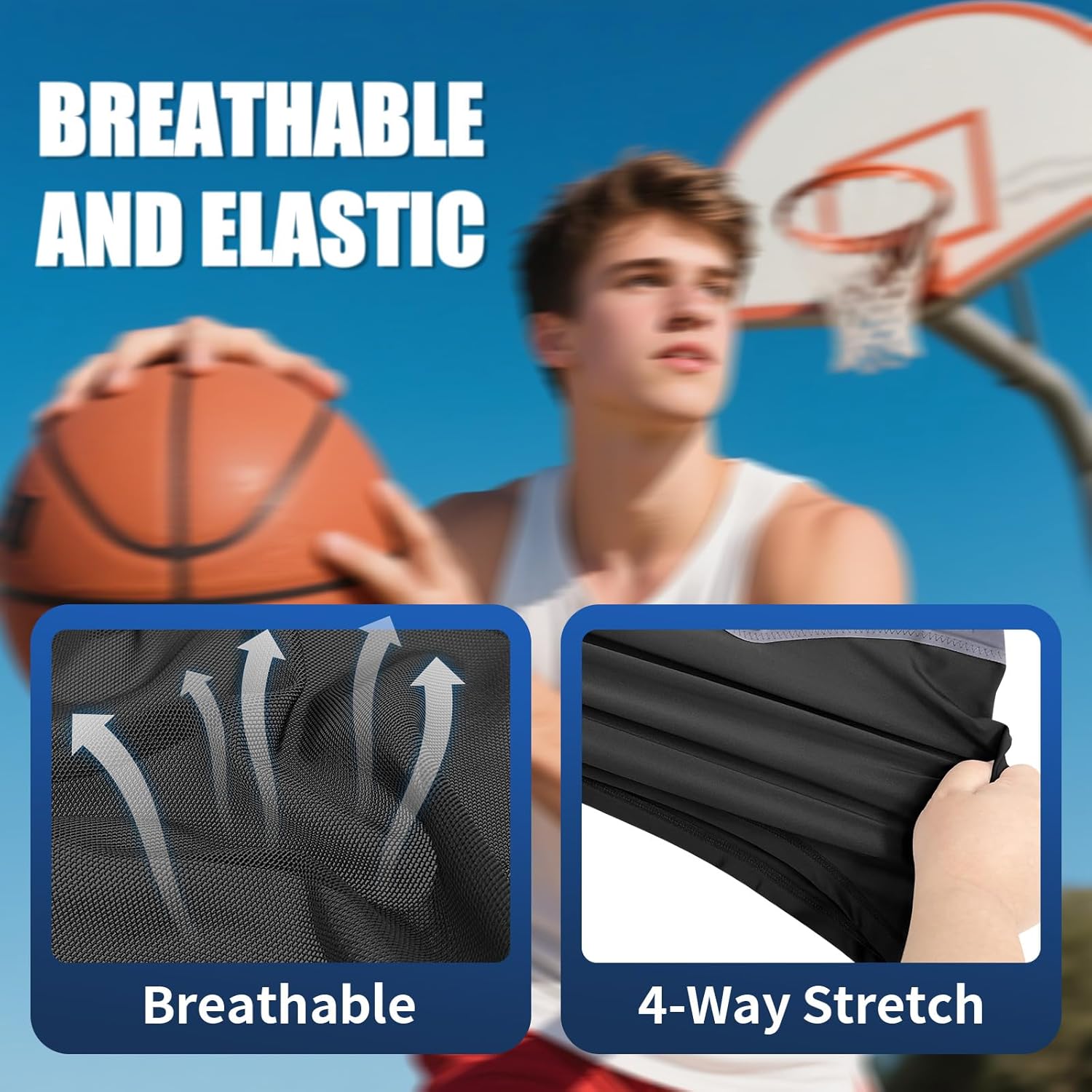 Mens Padded Compression Shirt Football Rib Protectors Baseball Chest Protector Football Padded Shirt Basketball Protective Gear - Image 6