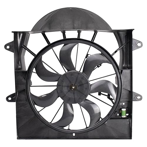 Vista 83 de TRQ Conjunto de ventilador de refrigeración dual compatible con Infiniti EX35 2009 FX35 FX50 2007-2008 G35 2008-2013 G37 2012-2013 M35h 2014-2015