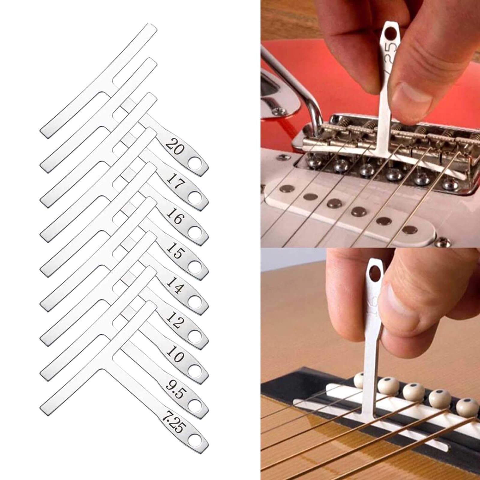 Outils d'entretien de réparation de guitare, kits d'accessoires d'entretien pour guitare, ukulélé, basse
